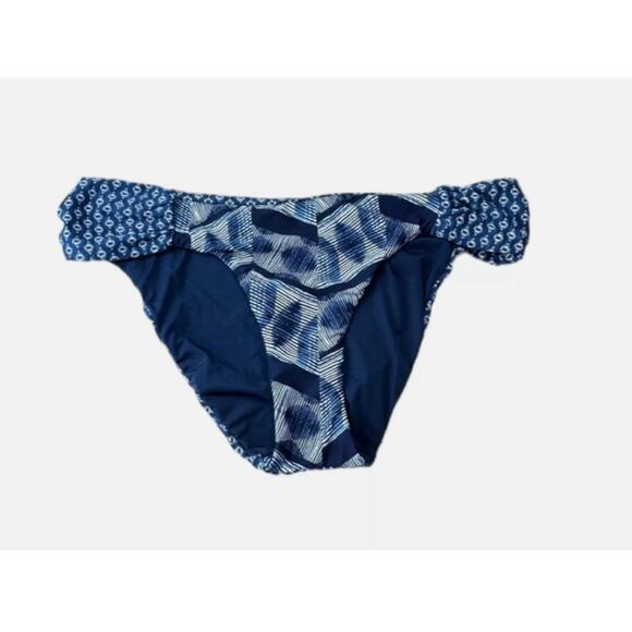 Lucky Brand Nomad Ikat Reversible Side Sash Hipster Bikini Bottom NWT Size Small - Picture 8 of 9